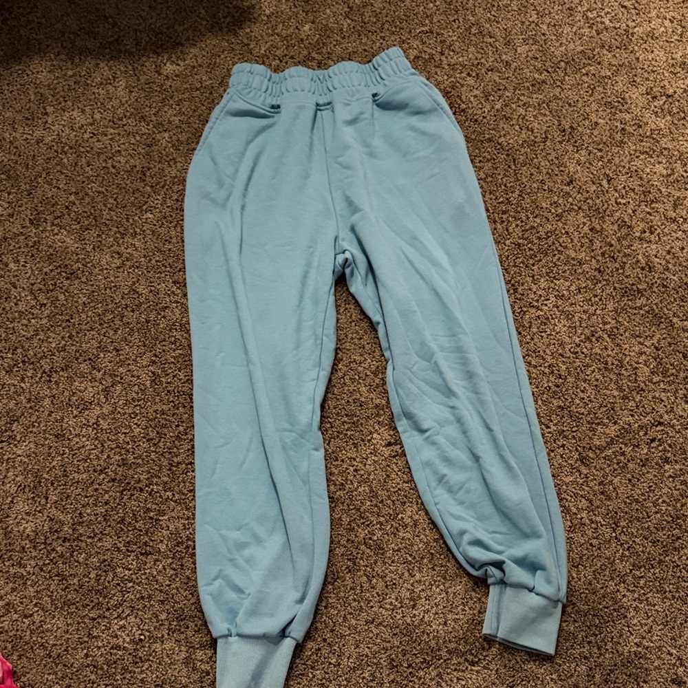 Light Blue Cozy Jogger Pants